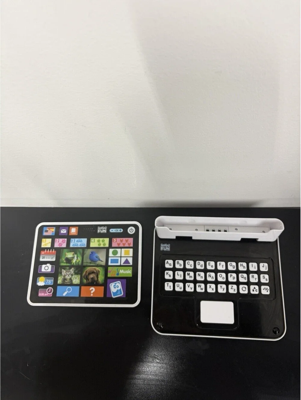 My First 2-In-1 Bilingual Interactive Toy Tablet, English & Spanish By InfiniFun